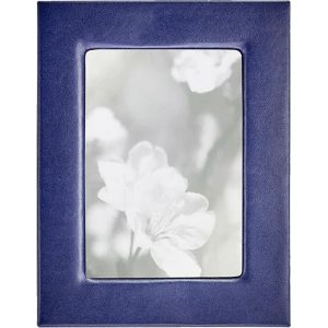 5" x 7" Leather Studio Frame - Navy Blue