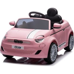 Fiat 500 12V Ride On Car - Pink