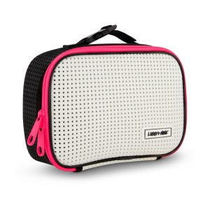 Lunch Tote - Checkered Neon Pink
