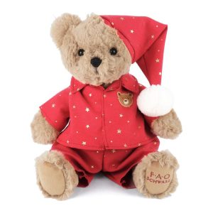 FAO Bear with Red Star Pajamas