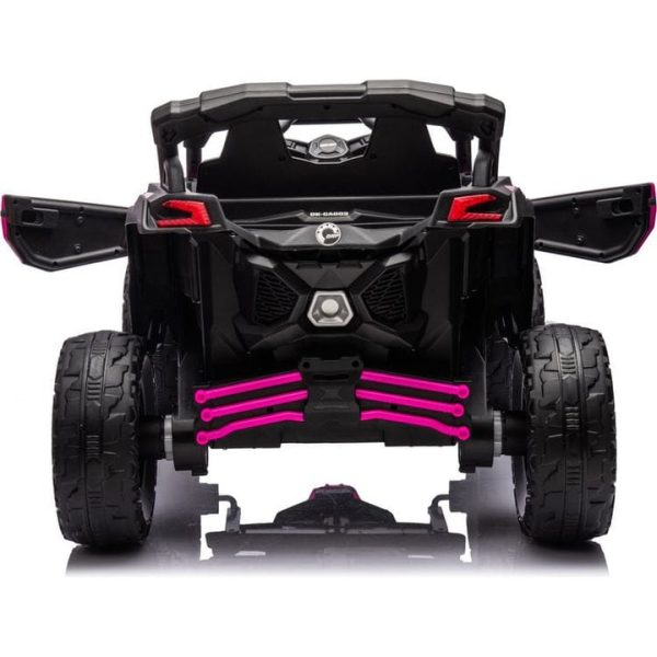 freddo-outdoor-24v-can-am-maverick-1-seater-utv-ride-on-pink-31761641341015_720x-6
