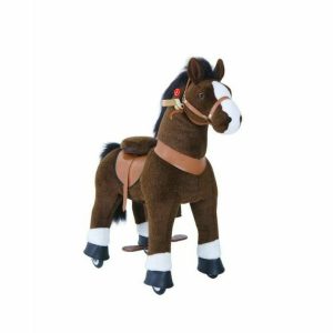 Chocolate Brown Model U Ride-On Horse - 3-4 Years