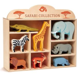 Wooden Safari Animal Collection