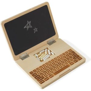 Wooden Pretend Play Laptop